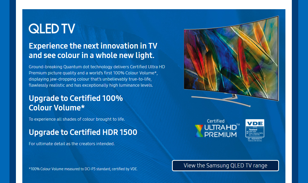 Samsung Upgrade to Certified HDR 1500