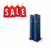 KEF LS60 Wireless Floorstanding Speakers Royal Blue - front