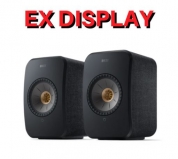 Kef LSX II Wireless Bookshelf Speakers In Carbon Black Ex Display