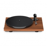 Pro-Ject E1 Phono Plug & Play Entry Level Turntable with built-in Phono Preamp in Walnut