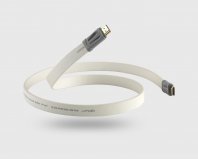 QED QE7400 PERFORMANCE 1 metre eFlex HDMI Cable in White with Ethernet