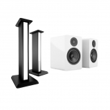 AE1 Active & Stands Package in Piano White - package