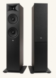 JBL 260F floorstanding speakers in black/espresso
