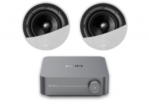 WiiM Amp with 2 x KEF Ci200qr Ceiling speakers