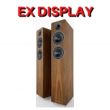 Acoustic Energy AE309 Floorstanding Real Walnut Wood Veneer - Pair - Ex Display