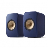 Kef LSX II Wireless Bookshelf Speakers In Cobalt Blue