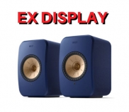 Kef LSX II Wireless Bookshelf Speakers In Cobalt Blue Ex Display