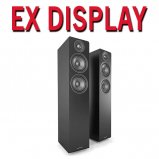Acoustic Energy AE109 Satin Black Floorstanding Speakers - Pair - Ex Display