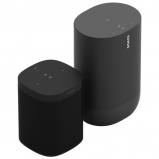 Sonos One Wireless Speaker with Amazon Alexa + Move Portable Bluetooth Speaker