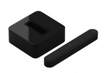 Sonos sub gen 3 and Sonos beam in black