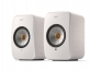 Kef LSX II Wireless Bookshelf Speakers In Cotton White