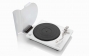 Denon DP-400 Hi-Fi Turntable with Speed Auto Sensor in White - open
