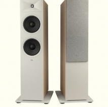 JBL 280F floorstanding speakers in white/latte