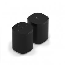 Sonos 2 x One Gen 2 Wireless Speakers in Black with Amazon Alexa pair