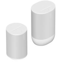 Sonos era 100 and move 2 in white