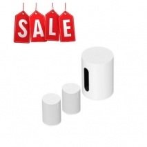 Sonos sub mini and ERA 100 x2 in white