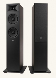 JBL 260F floorstanding speakers in black/espresso