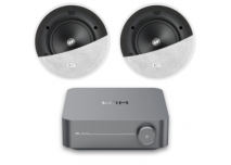 WiiM Amp with KEF Ci160er Ceiling speakers