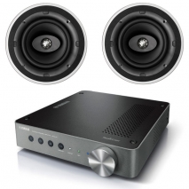 Yamaha WXA-50 Wireless Streaming Amplifier 2 x KEF Ci200CR High Quality Ceiling Speakers