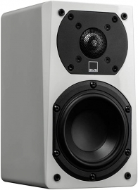 SVS Prime Satellite Speakers Pair in White Gloss - close up