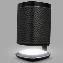 Flexson FLXP1DSL1021 Illuminated Charging Stand for Sonos PLAY:1 in Black Lit