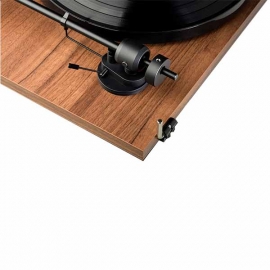 Pro-Ject E1 Phono Plug & Play Entry Level Turntable with built-in Phono Preamp in Walnut - needle