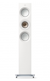 KEF Reference 3 Meta in High Gloss White/Champagne - front