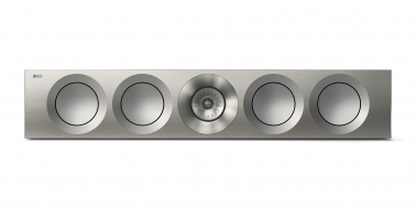 1KEF Reference 4 Meta Centre Satin Walnut/Silver - front