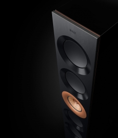 KEF Reference 5 Meta in High Gloss Black/Copper - top view