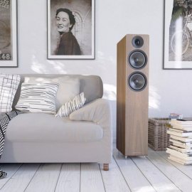 Acoustic Energy AE309 Floorstanding Real Walnut Wood Veneer - Pair