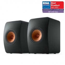 KEF LS50 Meta Loudspeakers in Carbon Black pair
